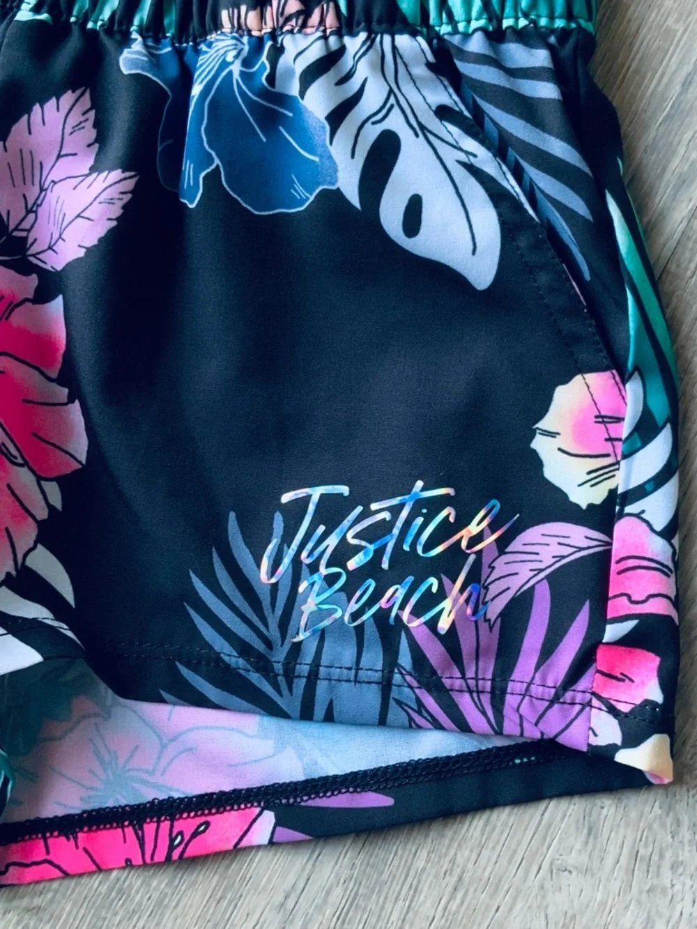 🇺🇸3/$20🇺🇸 Justice Tropical Active Shorts Girls XS 5/6